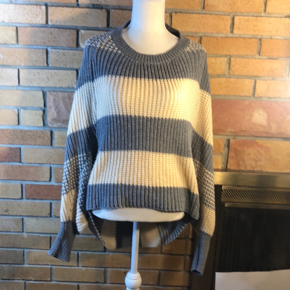 Poncho style sweater